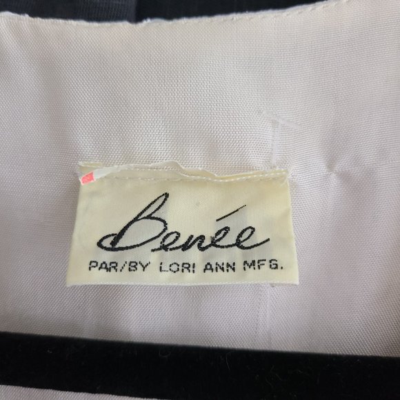 Vintage Benee White Lace Puff Sleeve Jacket Size S - Picture 7 of 7
